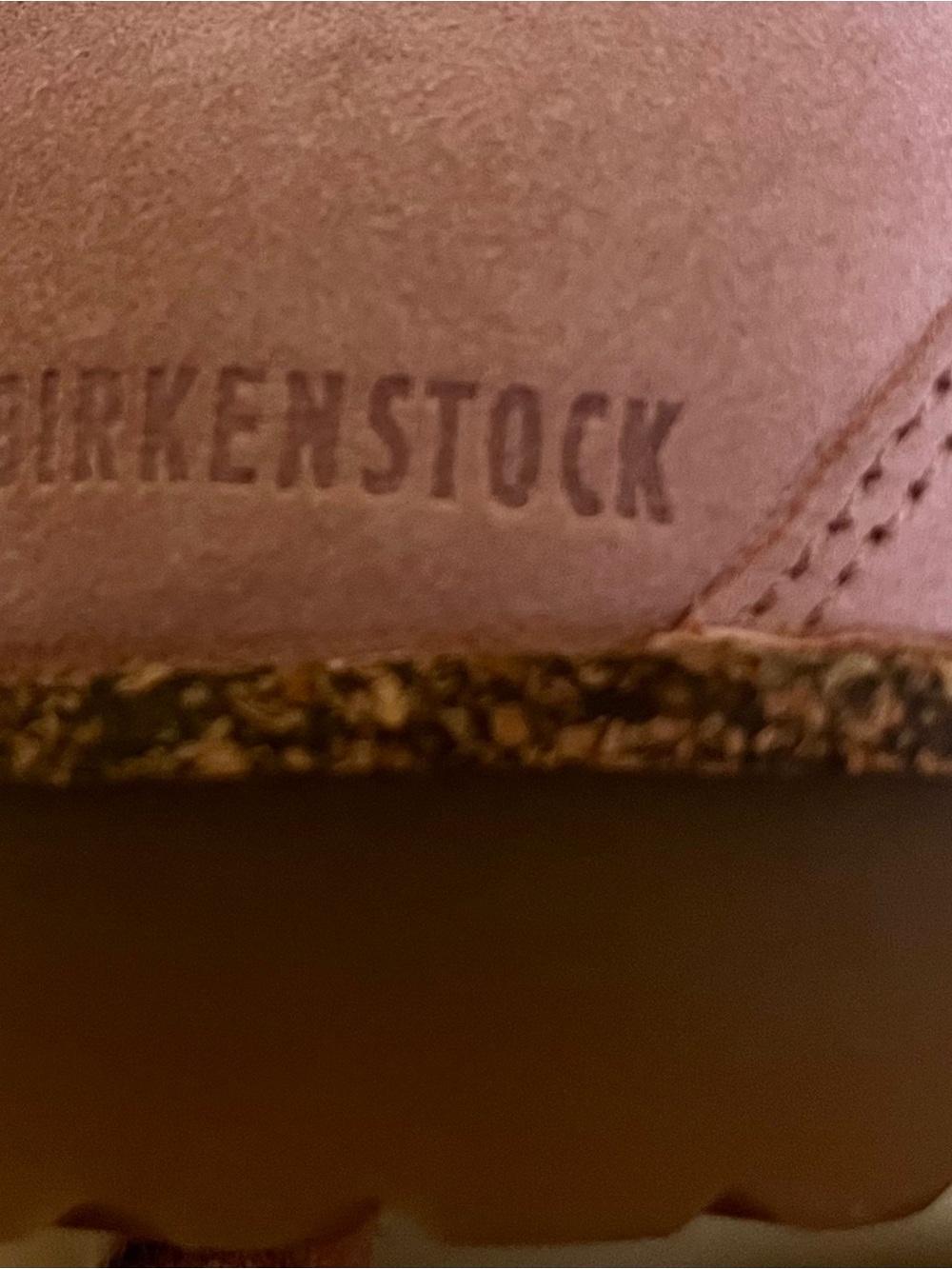 Rare Birkenstock Pink Suede Lace up Boots Size 39/ 8 Brown Rubber Footbed NWOT - Picture 10 of 15